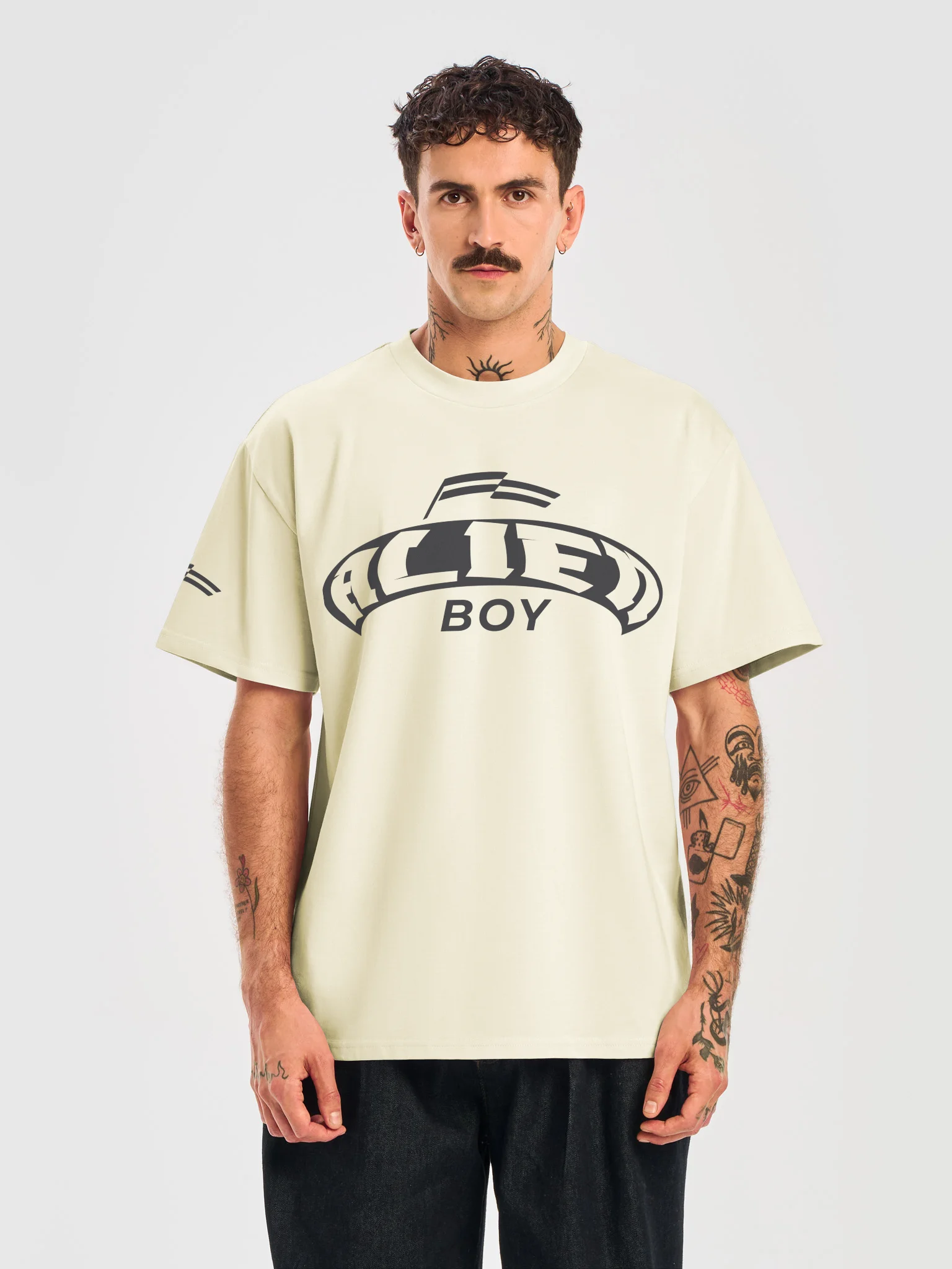 Alien Boy Heavy T-Shirt (Black) product image (5)