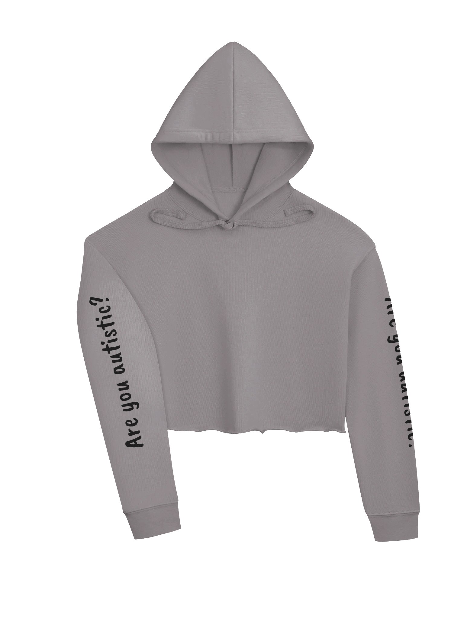 'Are you autistic?' Crop Hoodie product image (5)