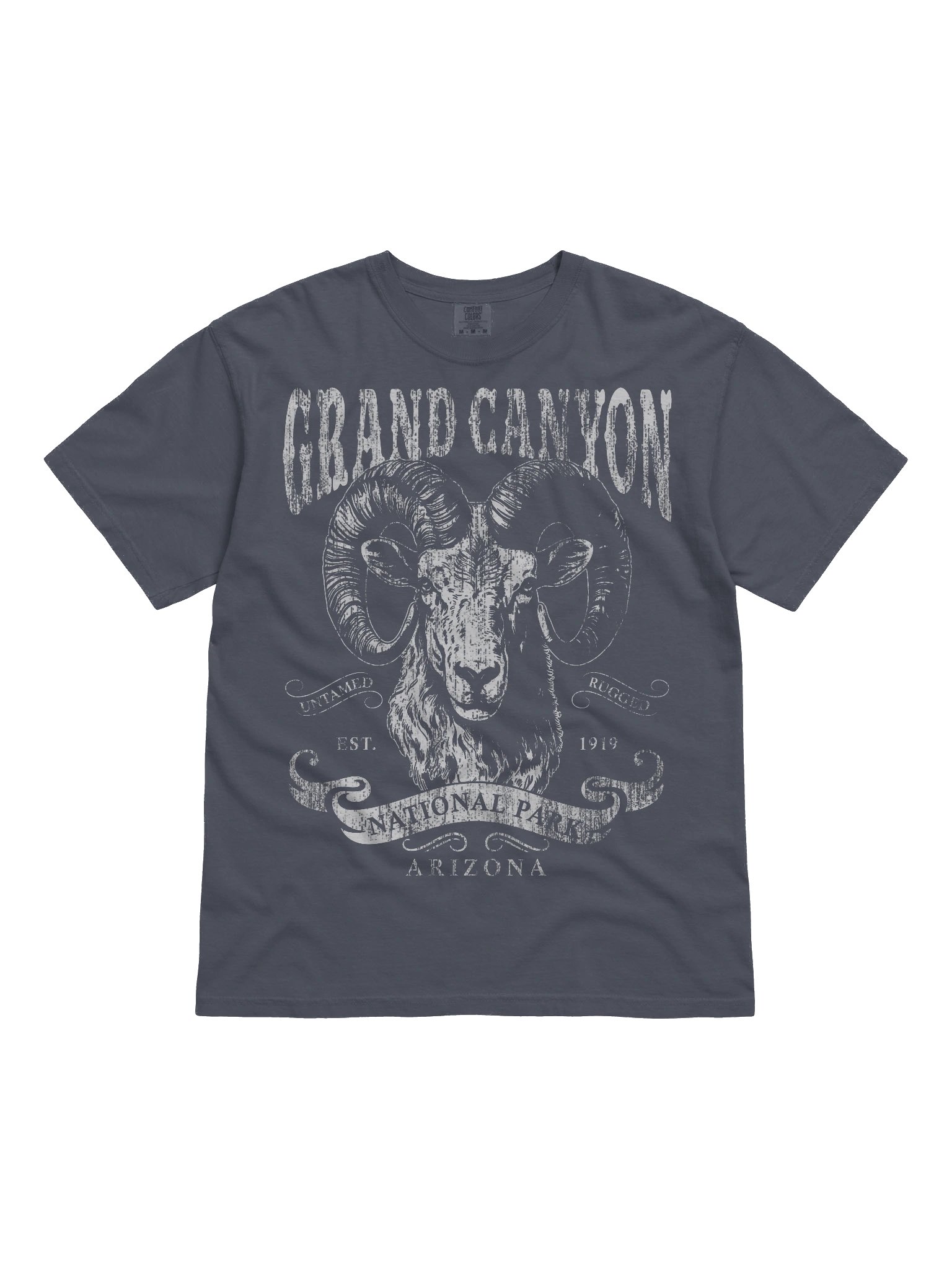 Grand Canyon Shirt – Vintage Ram National Park Arizona Graphic Tee product image (4)