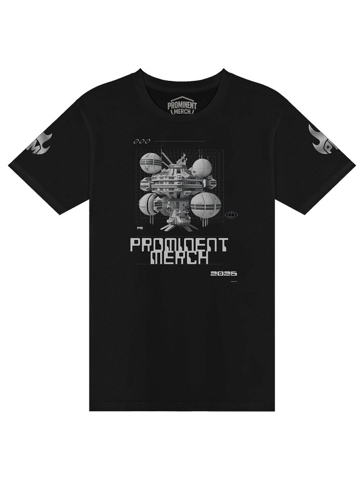Unisex Prominent Merch 2026 Spaceship/Shoot for the Stars ,Aim for the Moon T- Shirts product image (2)