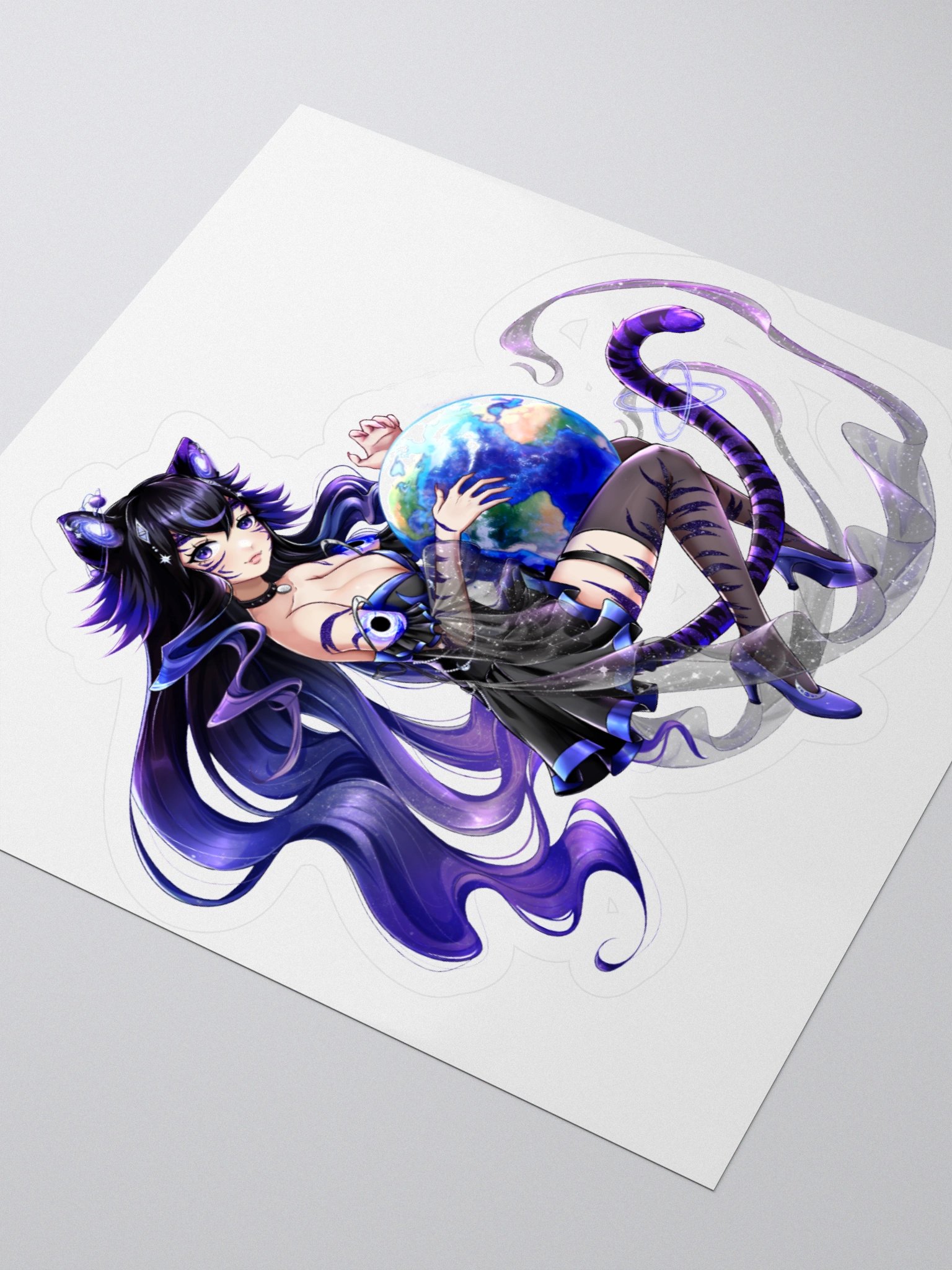 Moona Floating Kiss Cut Sticker product image (3)