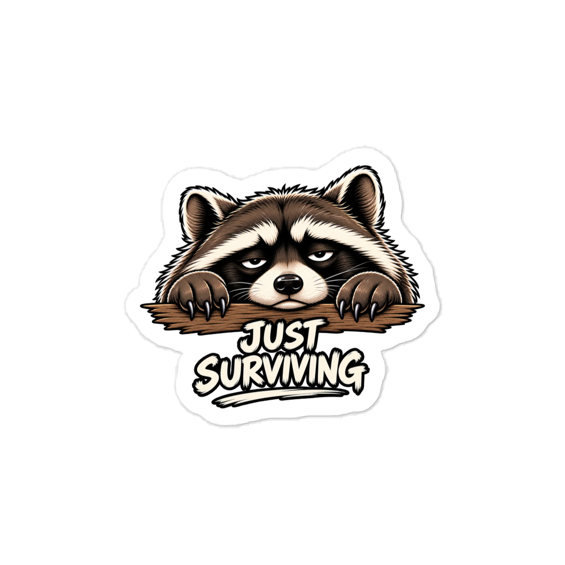 Just Surviving Raccoon Sticker product image (1)