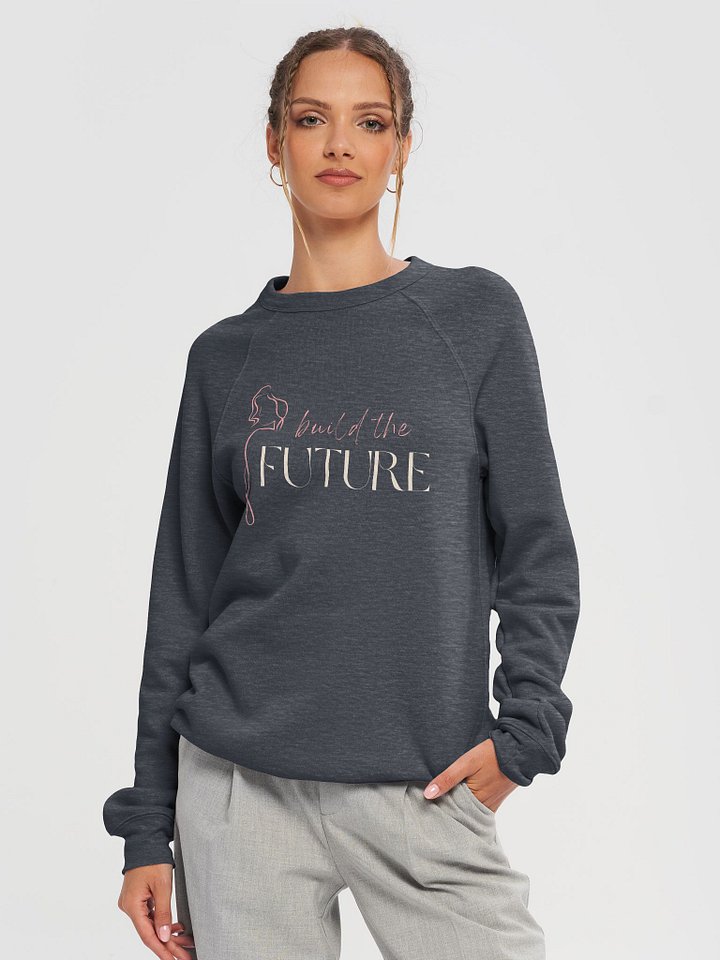 Women's Sponge Fleece Raglan Sweatshirt SFFB0118 product image (1)