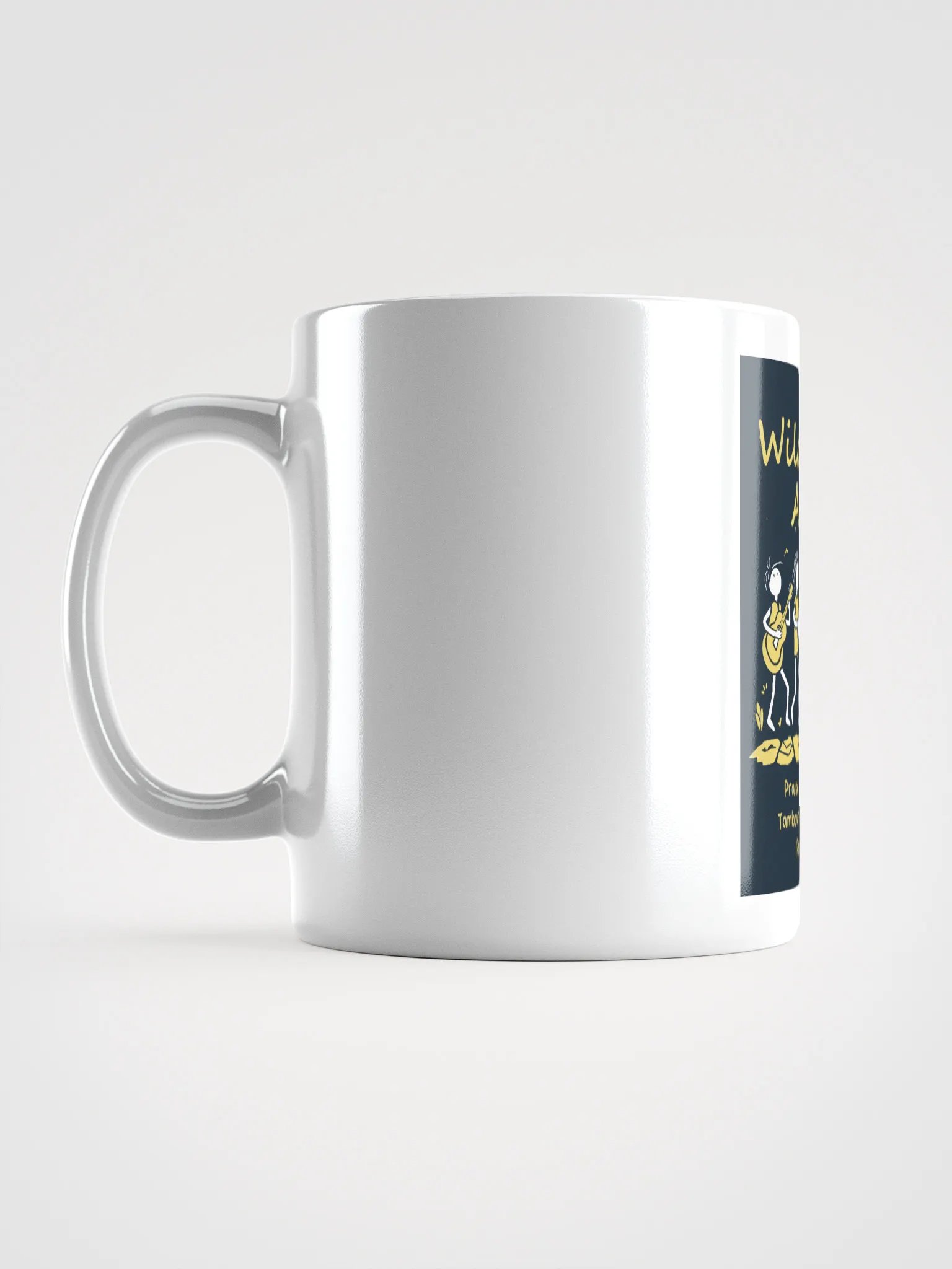 White Wilderness Army Tambourine Dance Glossy Mug product image (6)