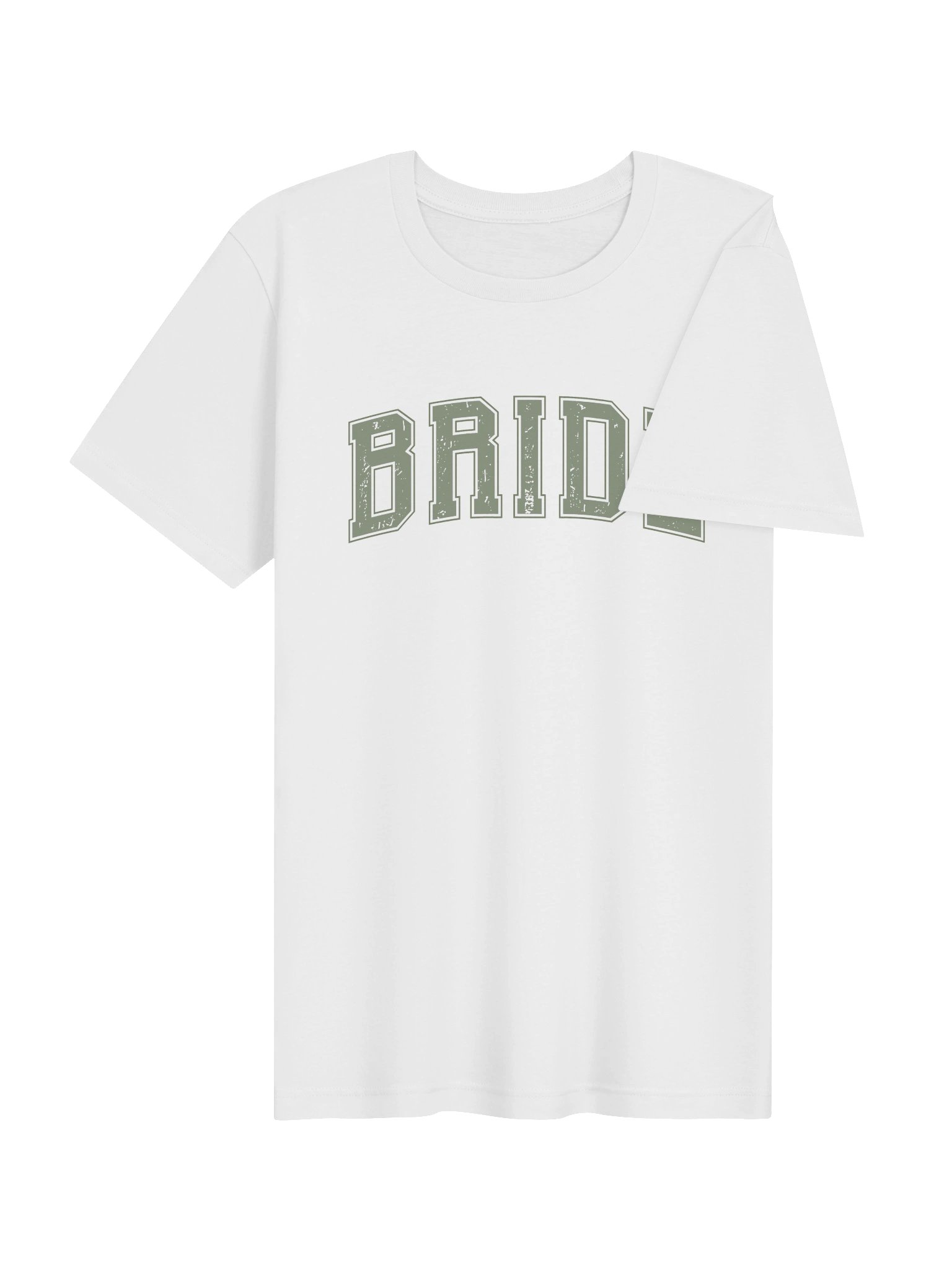 Bride T-Shirt | Minimalist Bridal Tee Sage product image (4)