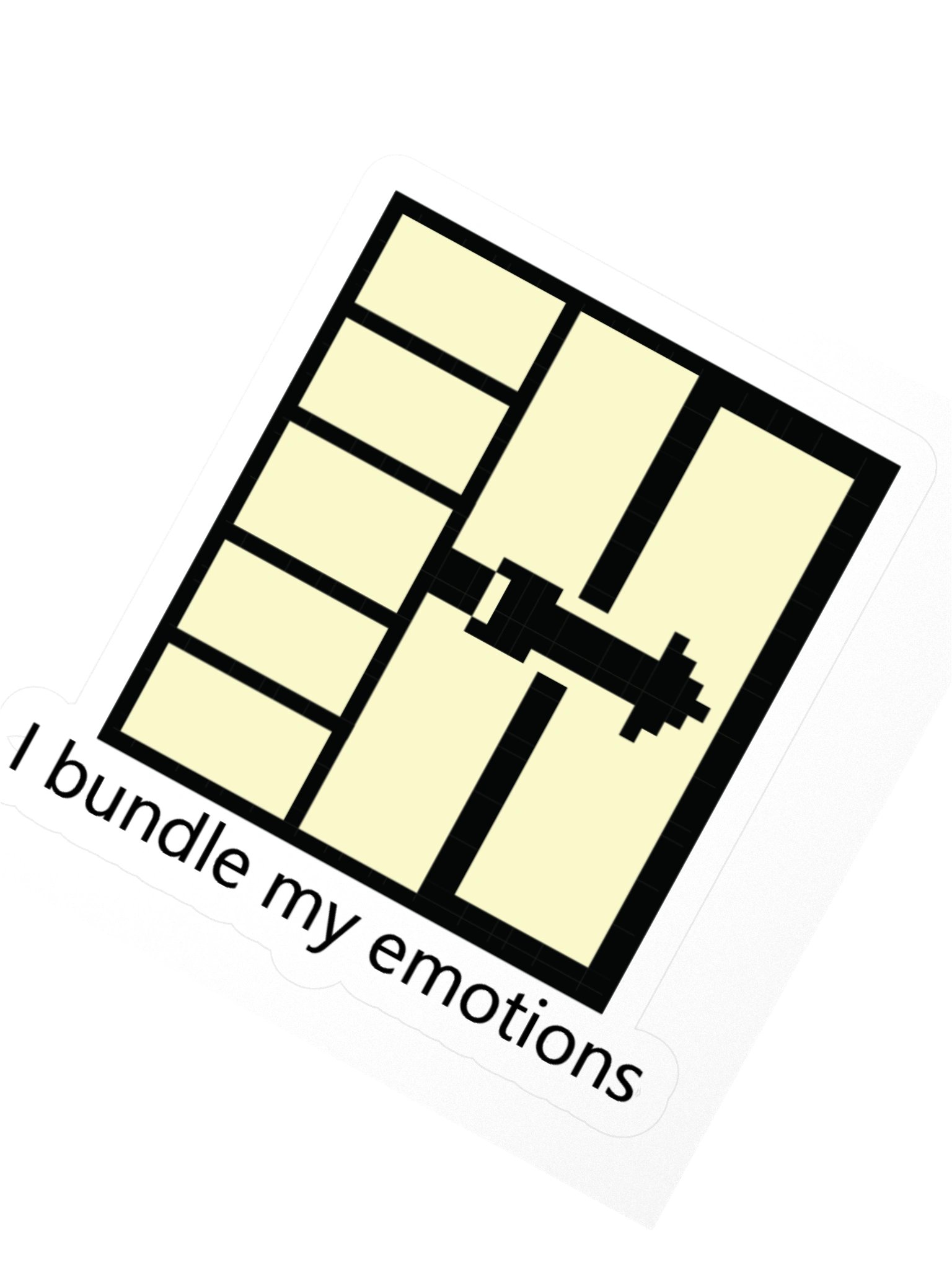 I Bundle My Emotions Sticker product image (2)