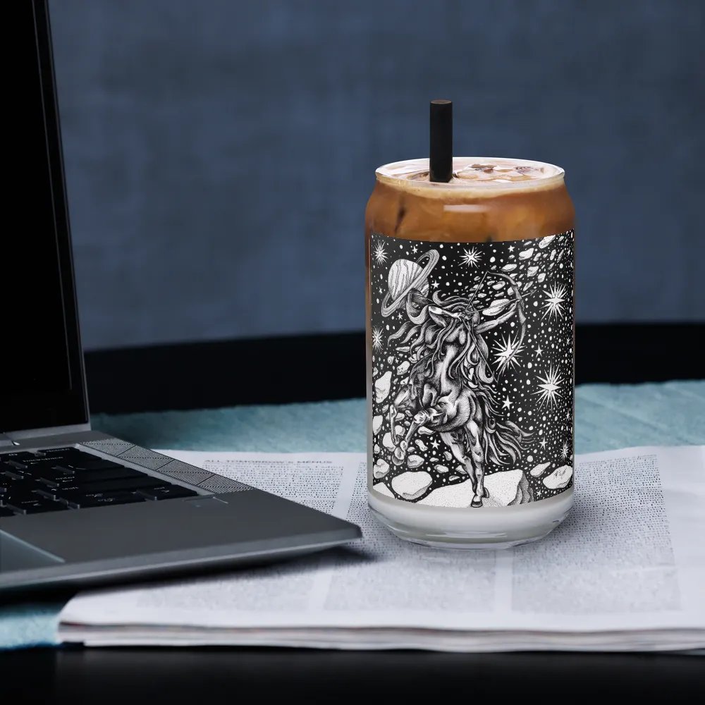 Sagittarius Zodiac Can-Shaped Glass product image (5)