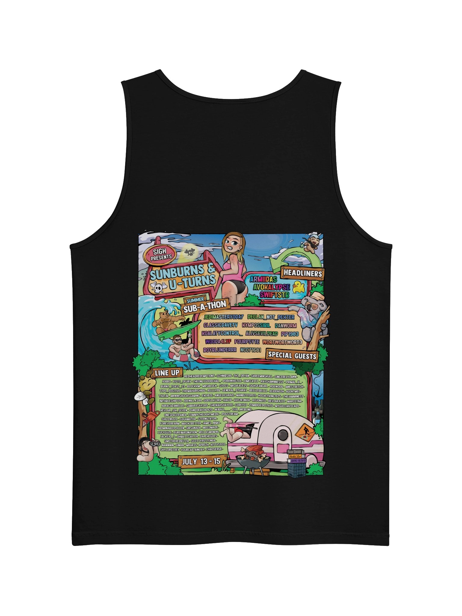 Sunburns & U-Turns Tank product image (20)