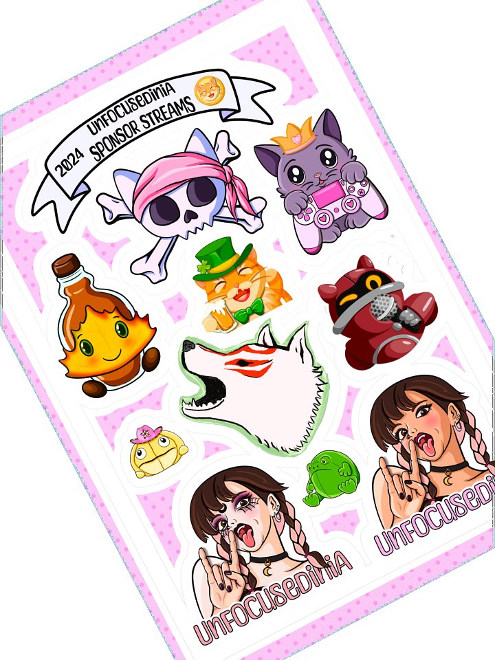 2024 Sponsor Streams Sticker Sheet product image (1)