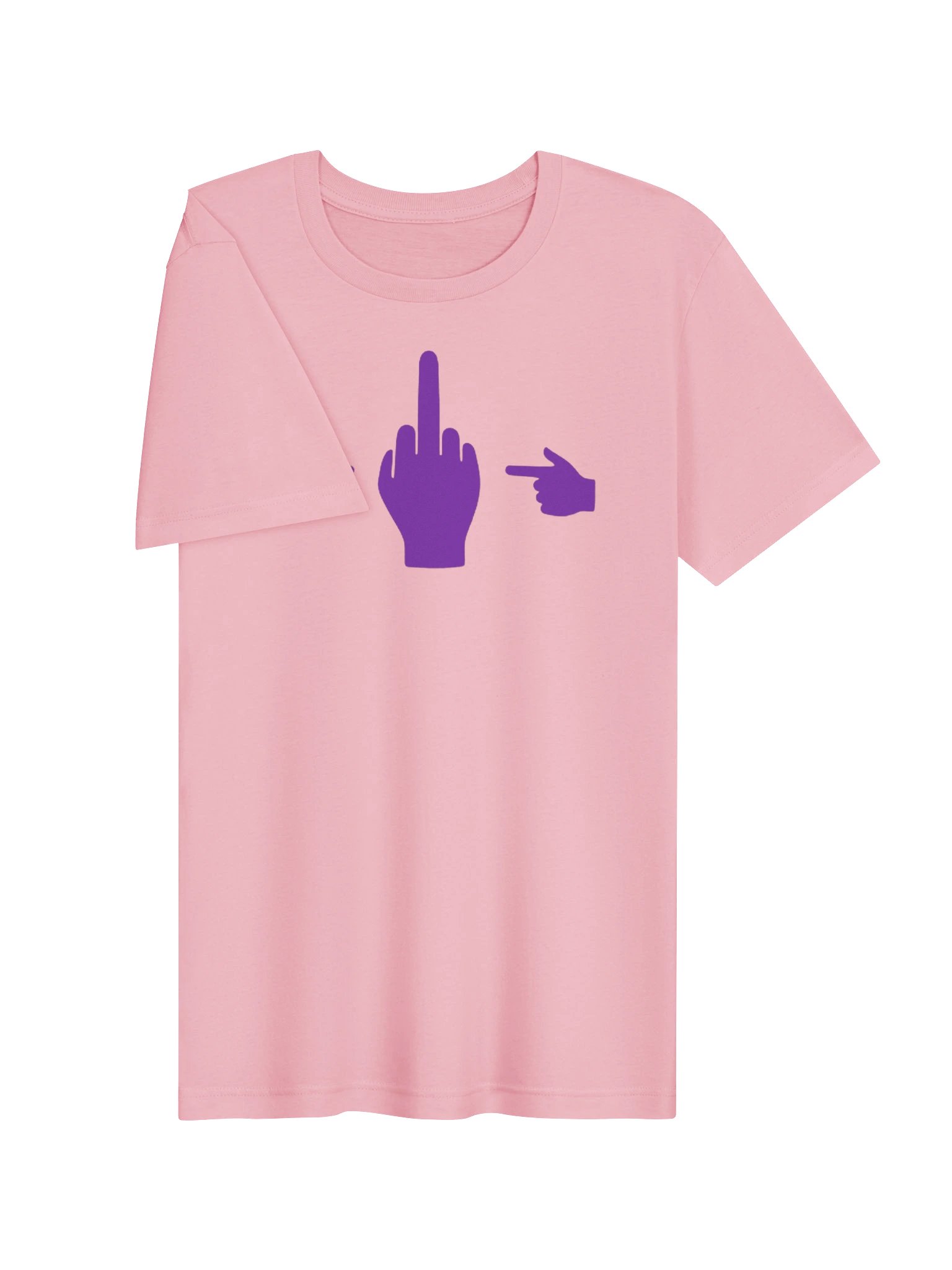 No Middle Finger Point ShopCo Purple Unisex Tee product image (9)