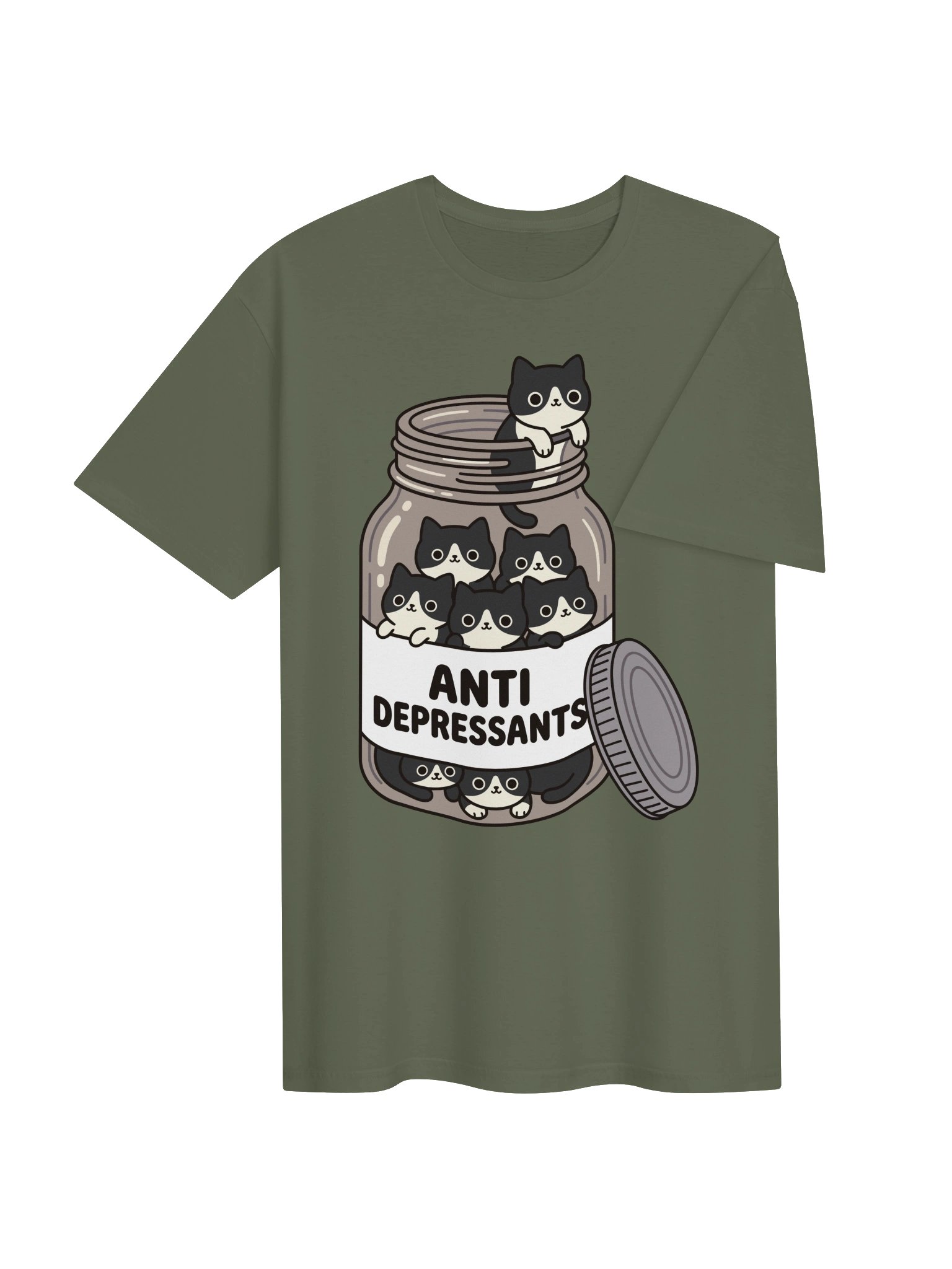 Antidepressant Tuxedo Cat Tee product image (5)