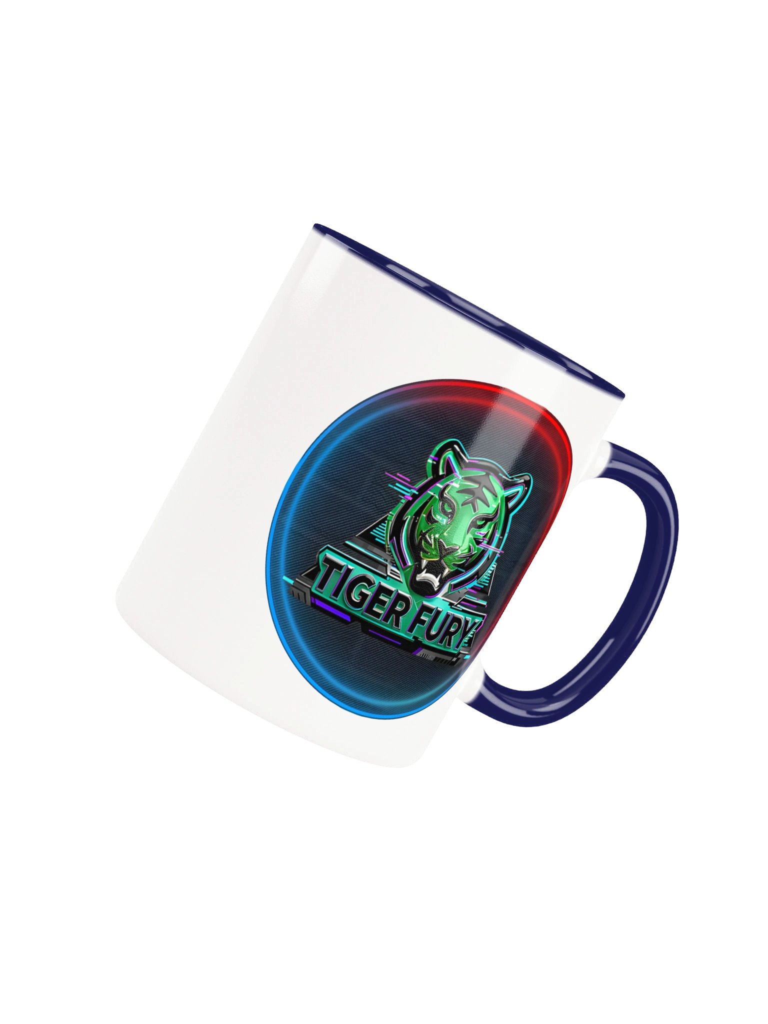 Tiger Fury Neon Logo Mug product image (7)