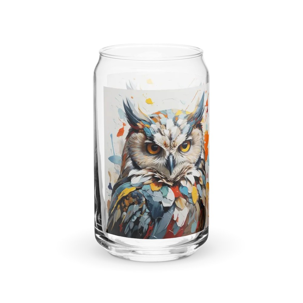Aurora Glance Owl Glass Can Sipper product image (2)