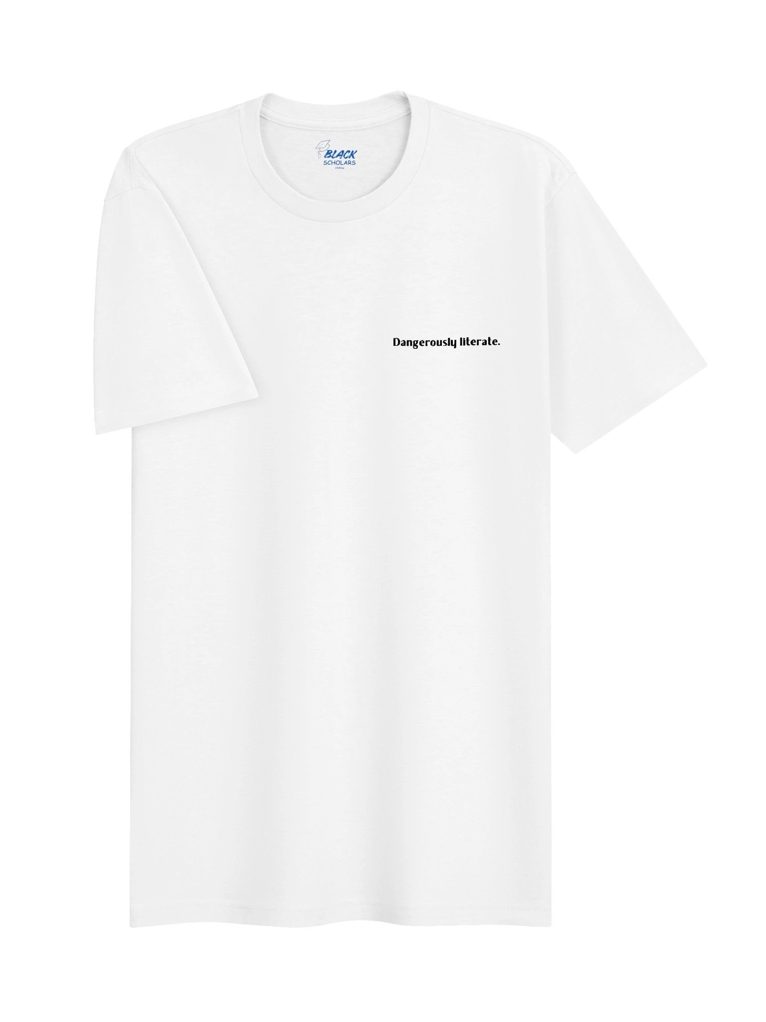 Dangerously literate. Embroidered. Tee. product image (3)