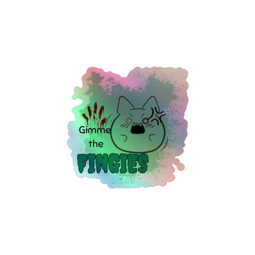 Gimme the Fingies Holo Sticker Pack product image (1)