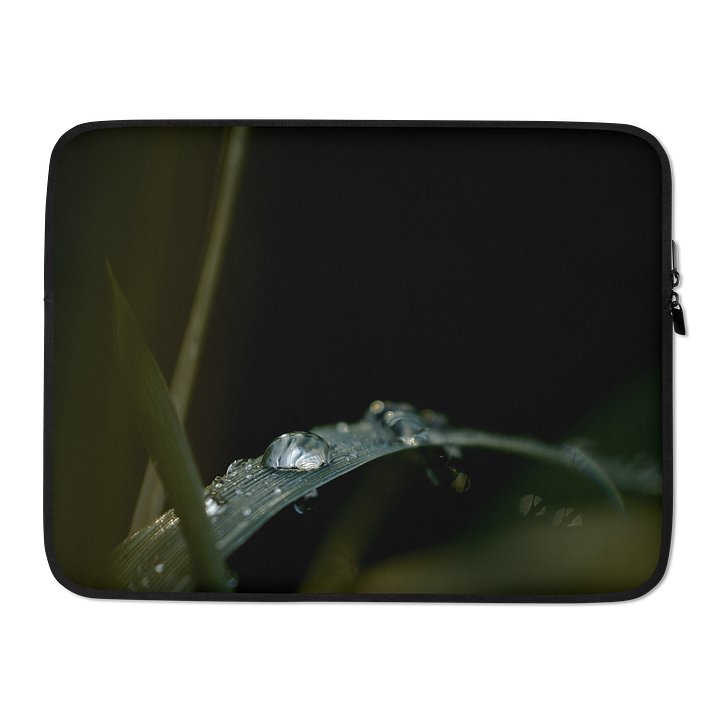Laptop sleeve - Dew drops on grass product image (2)