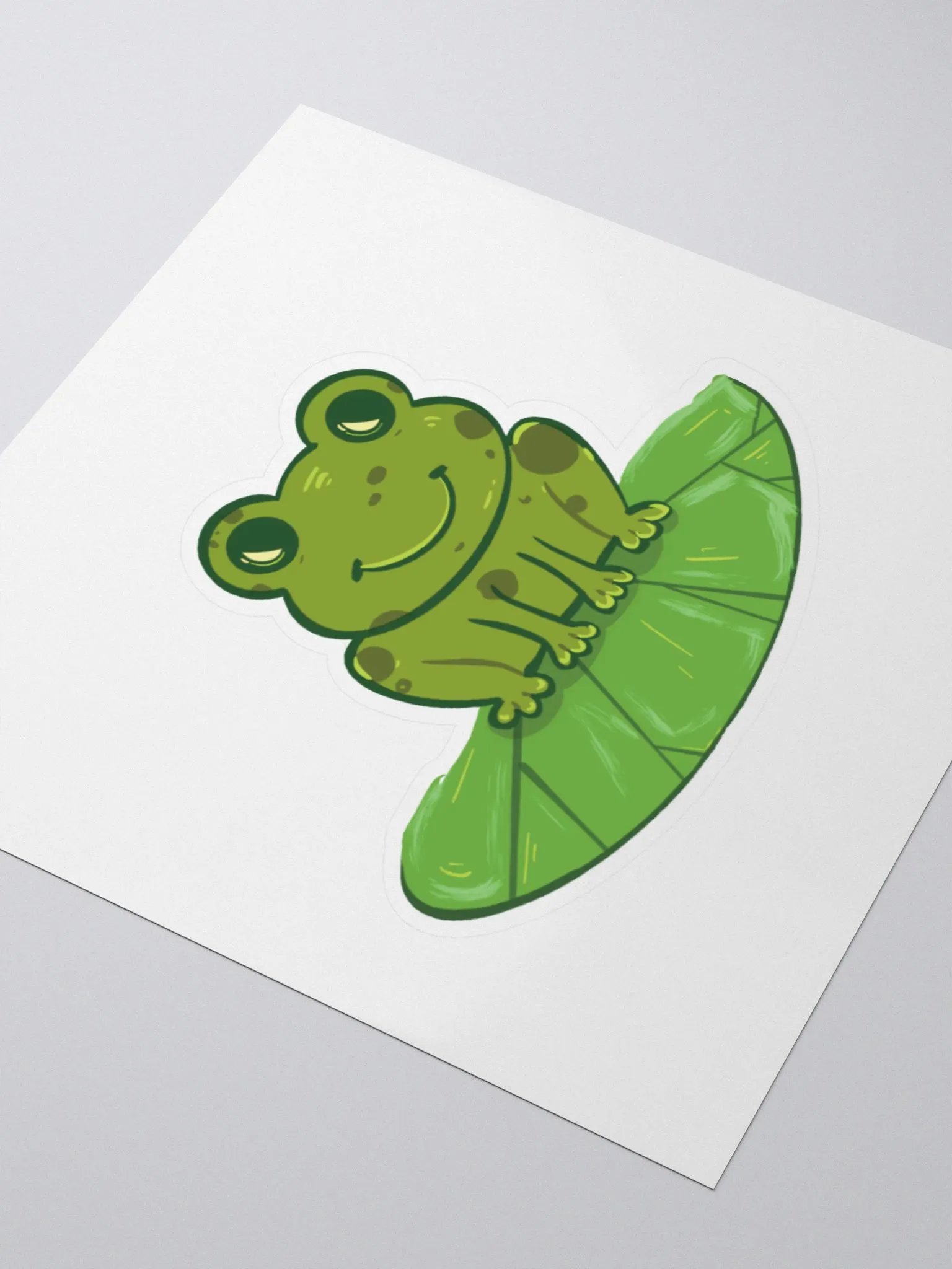 Green creature sticker (Kiss Cut Sticker) product image (3)