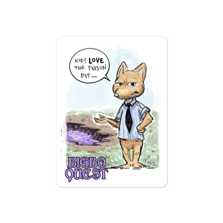 Mitts Poison Pit Sticker [Bigbo Quest] product image (2)