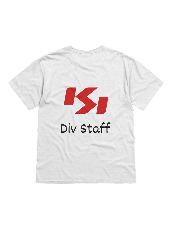 White Div Staff tee shirt product image (2)