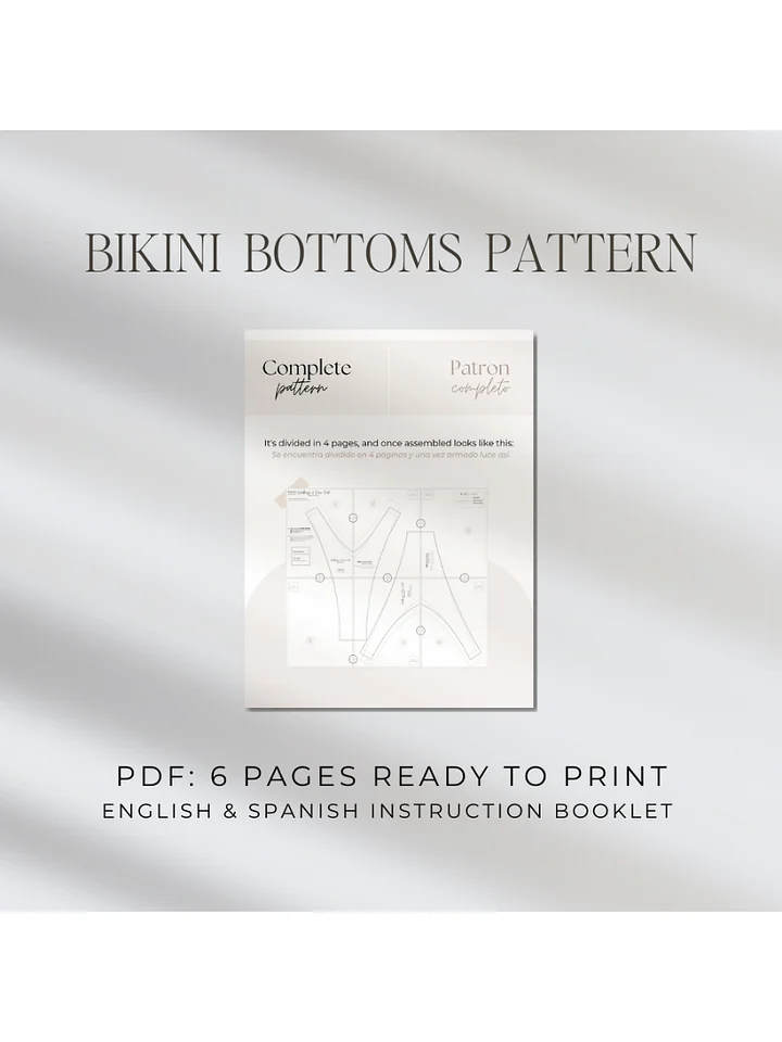 Euro-Cut & Wellness Bikini Bottoms Pattern product image (2)