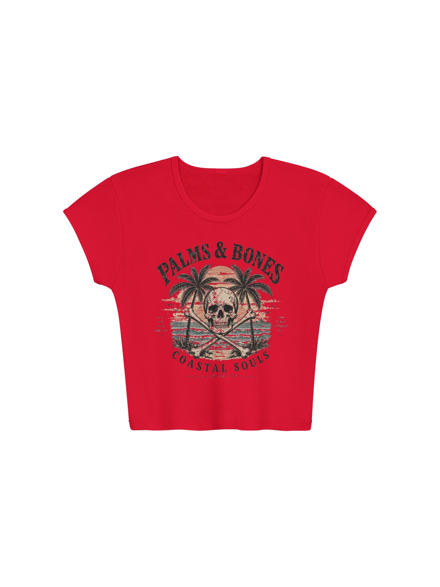 Palms & Bones Baby Tee product image (2)
