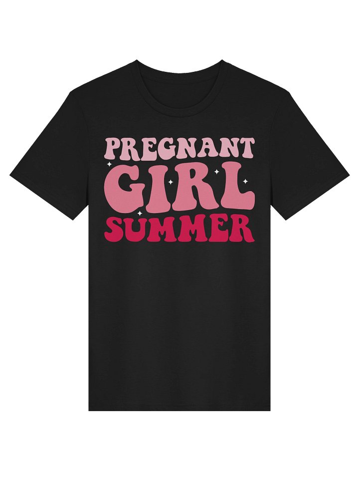 Funny Pregnancy Reveal Pregnant Girl Summer Baby Shower T-shirt product image (1)