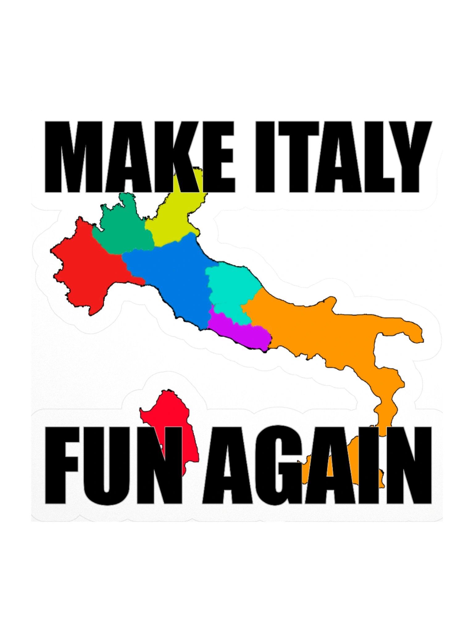Make Italy Fun Again (Sticker) product image (1)
