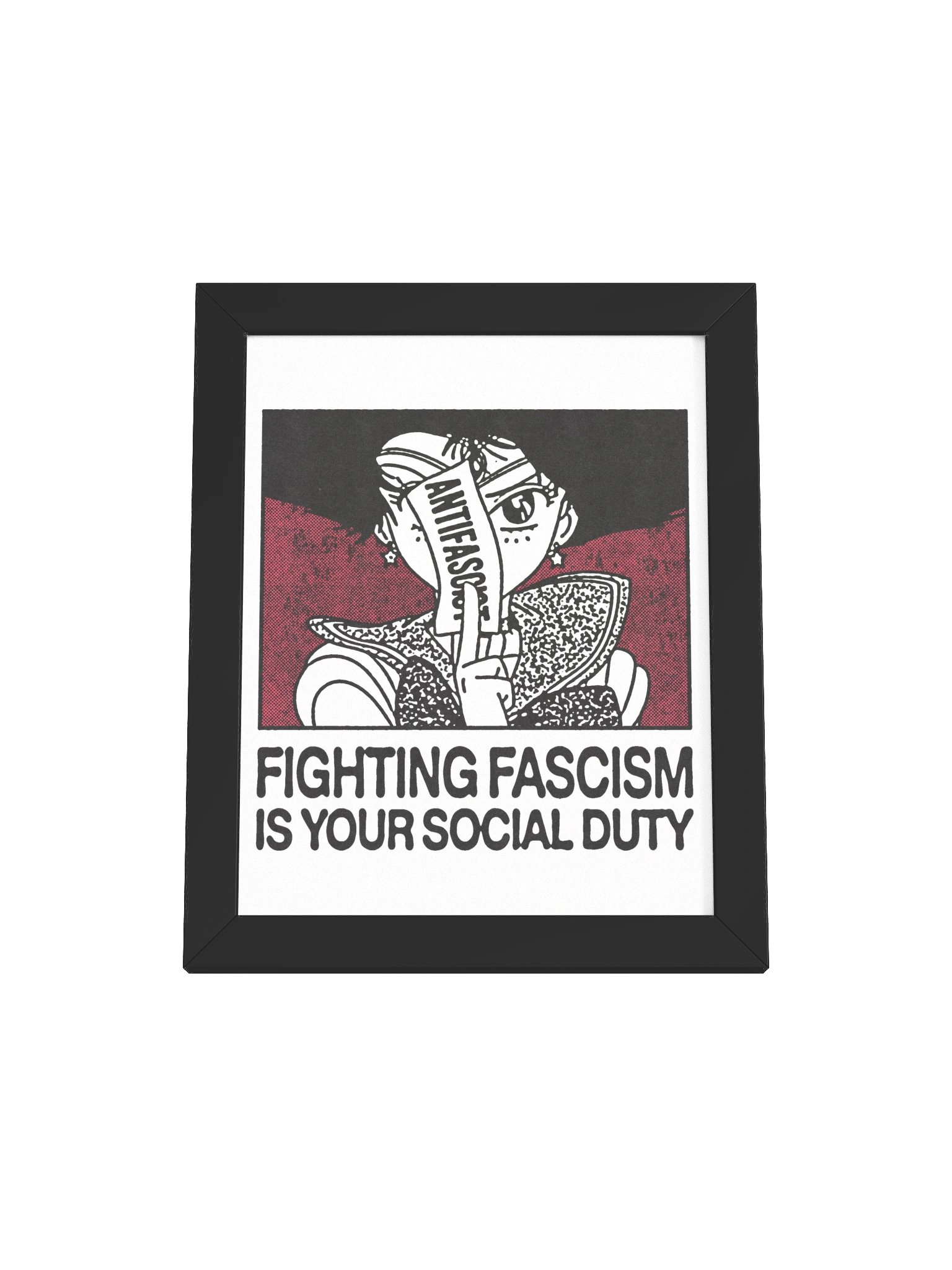 YOUR SOCIAL DUTY ! Framed Print. product image (1)