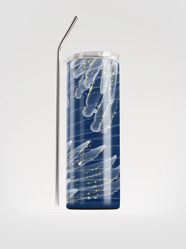 Golden Feather Stainless Steel Tumbler product image (1)