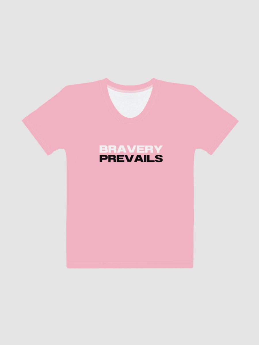 Breast Cancer Awareness: Bravery Prevails T-Shirt - Pink product image (6)