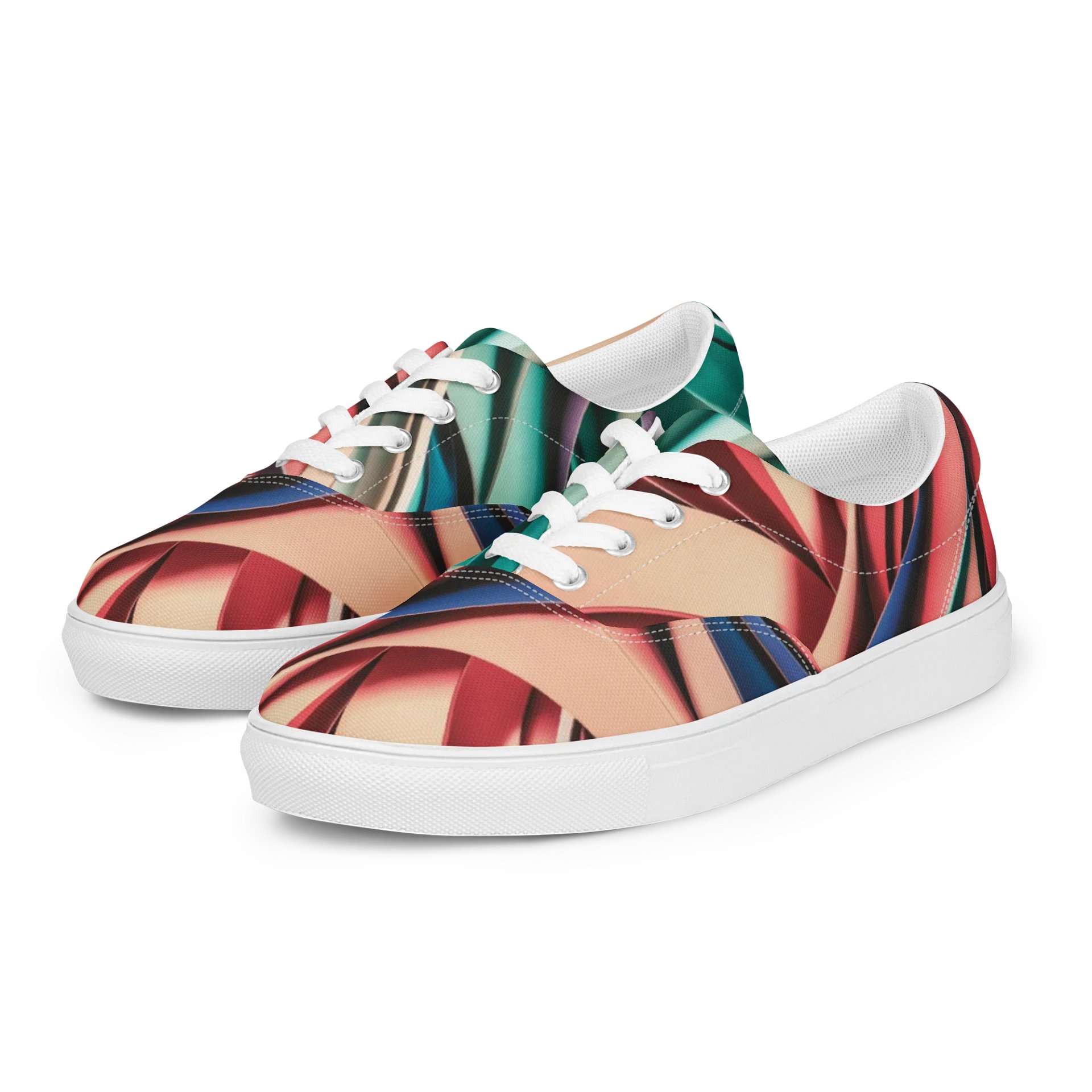 Graphic Grove Women's Athletic Shoes: Vibrant Abstract Colourways for Everyday Comfort product image (2)
