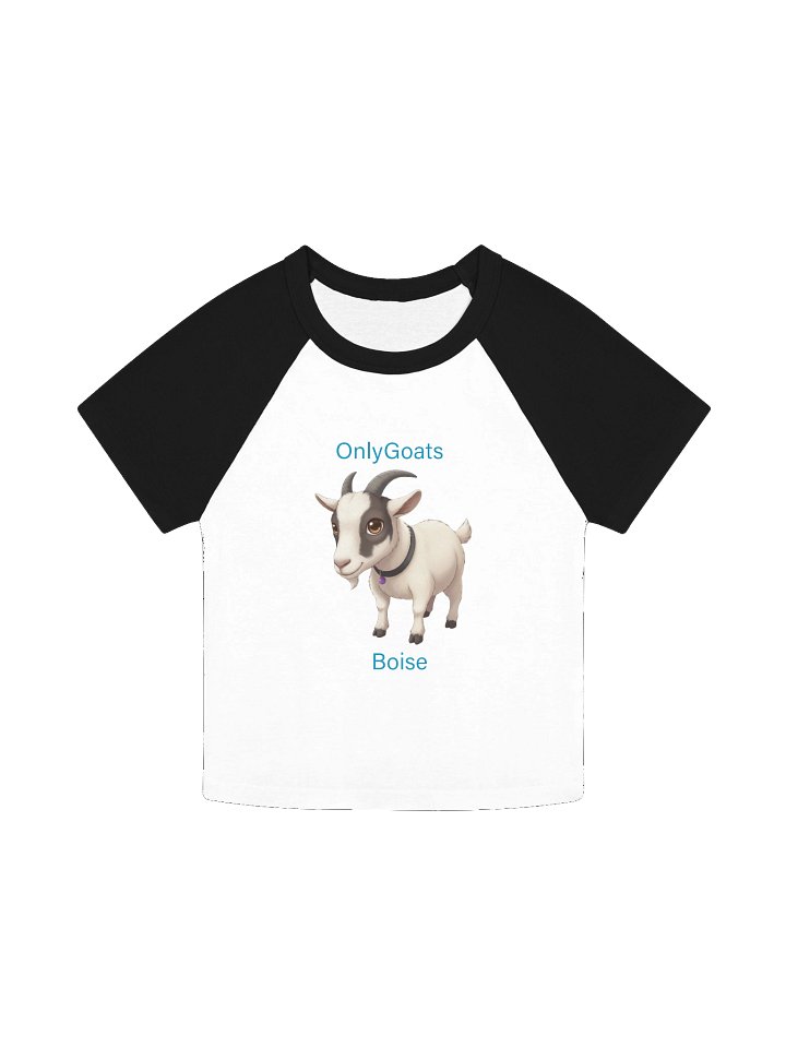 OnlyGoats - Cropped Baby Tee (adult size) product image (2)