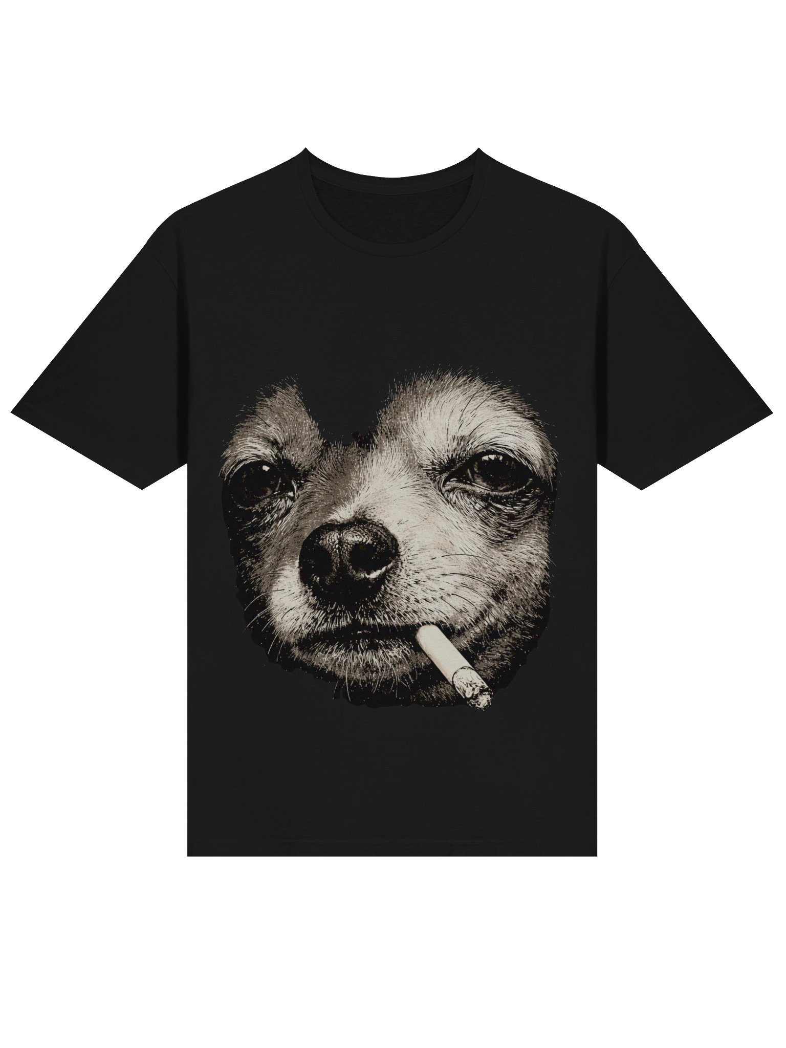Charming Chihuahua Cigarette Unisex Tee product image (3)