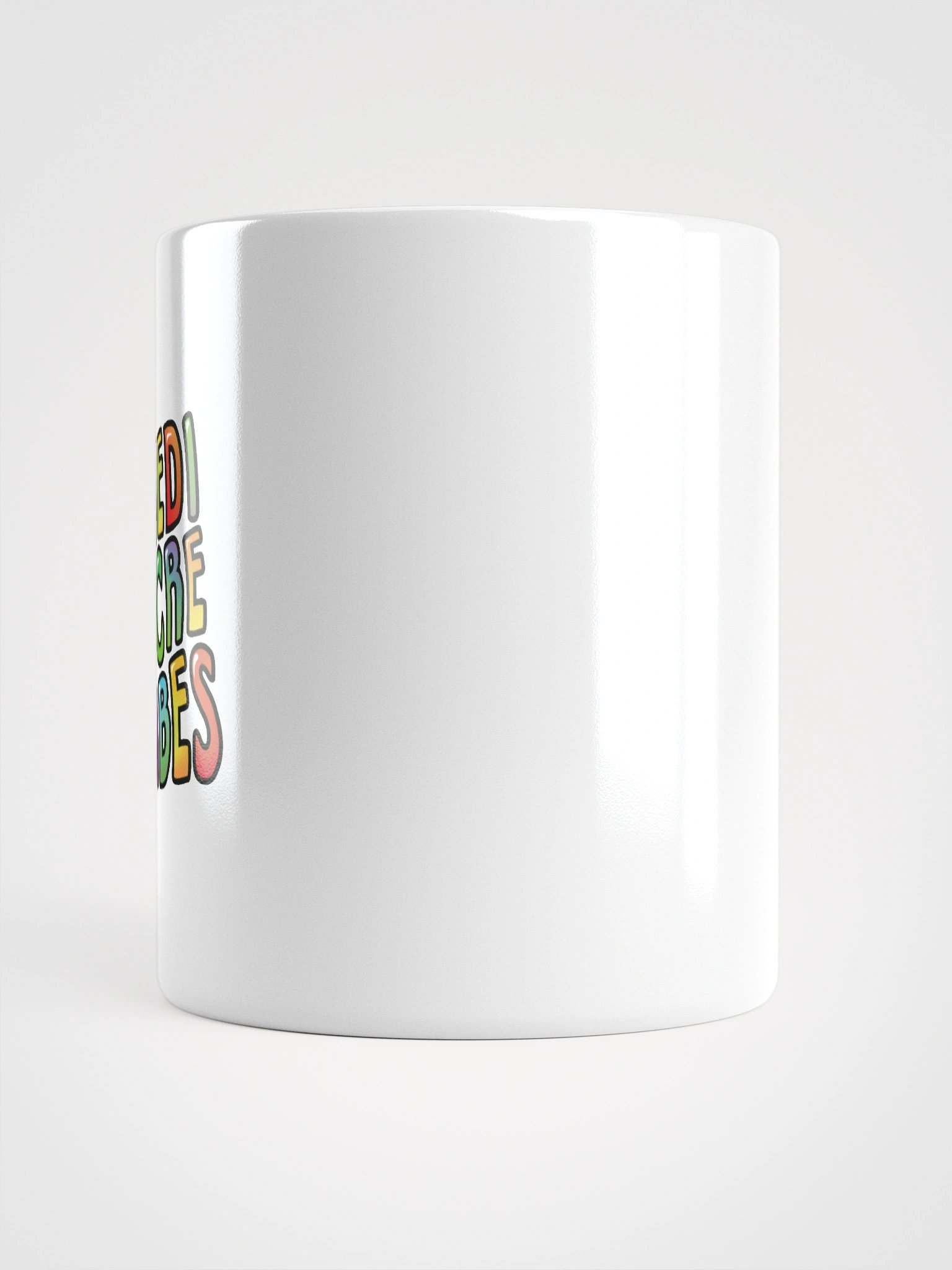 Mediocre Vibes - White Glossy Mug product image (4)