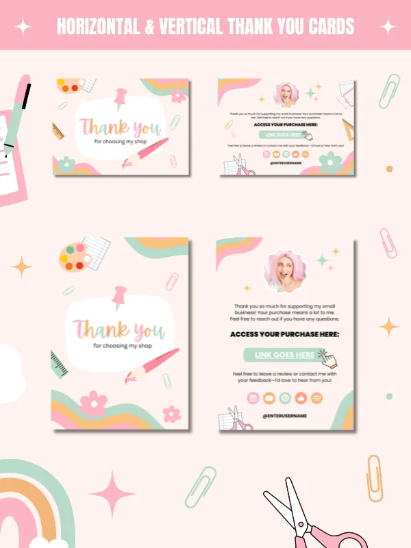 Whimsical MRR/PLR Branding Kit for Etsy product image (9)