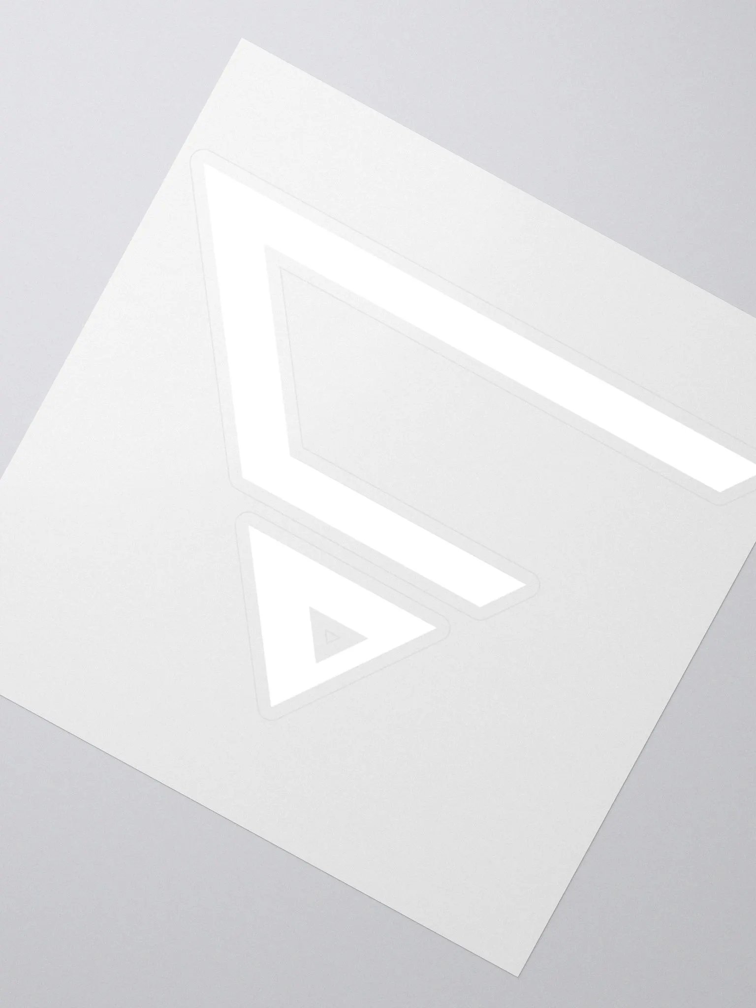 CraytoX Logo Stickers - White product image (2)