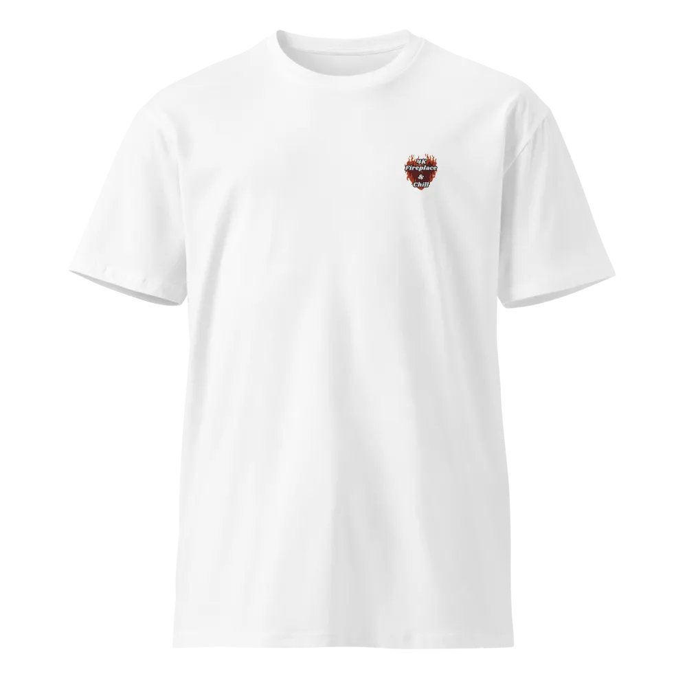 Flaming Heart - 4K Fireplace & Chill | Embroidered Tee product image (5)