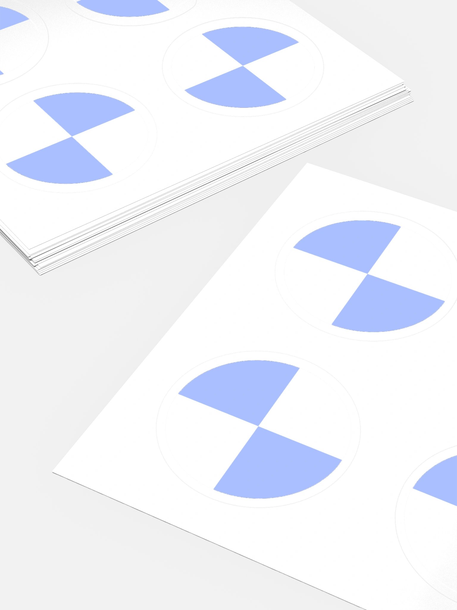 CRASH TEST STICKERS - BABY BLUE product image (5)