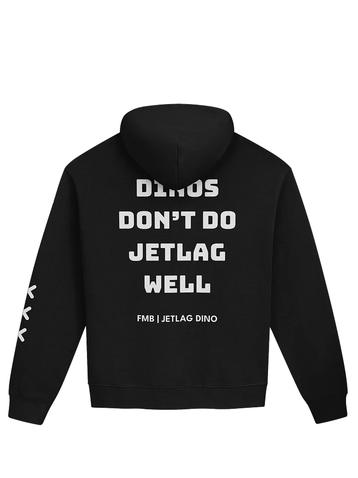 FMB | JETLAG DINO Premium Hoodie Black product image (2)