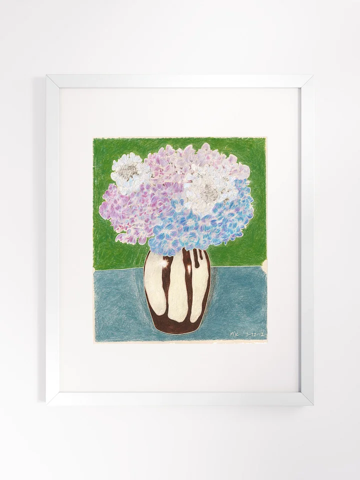 Hydrangeas 07.22.12 print framed product image (2)