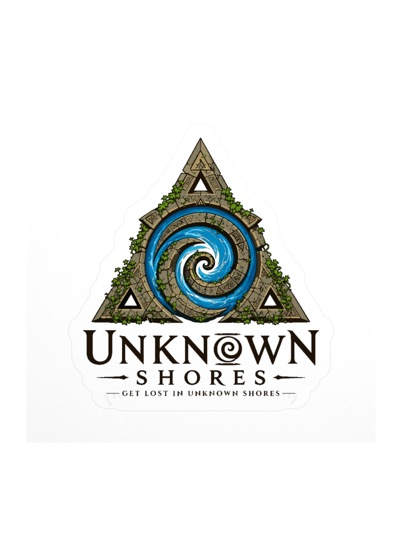 Unknown Shores Logo Sticker product image (1)