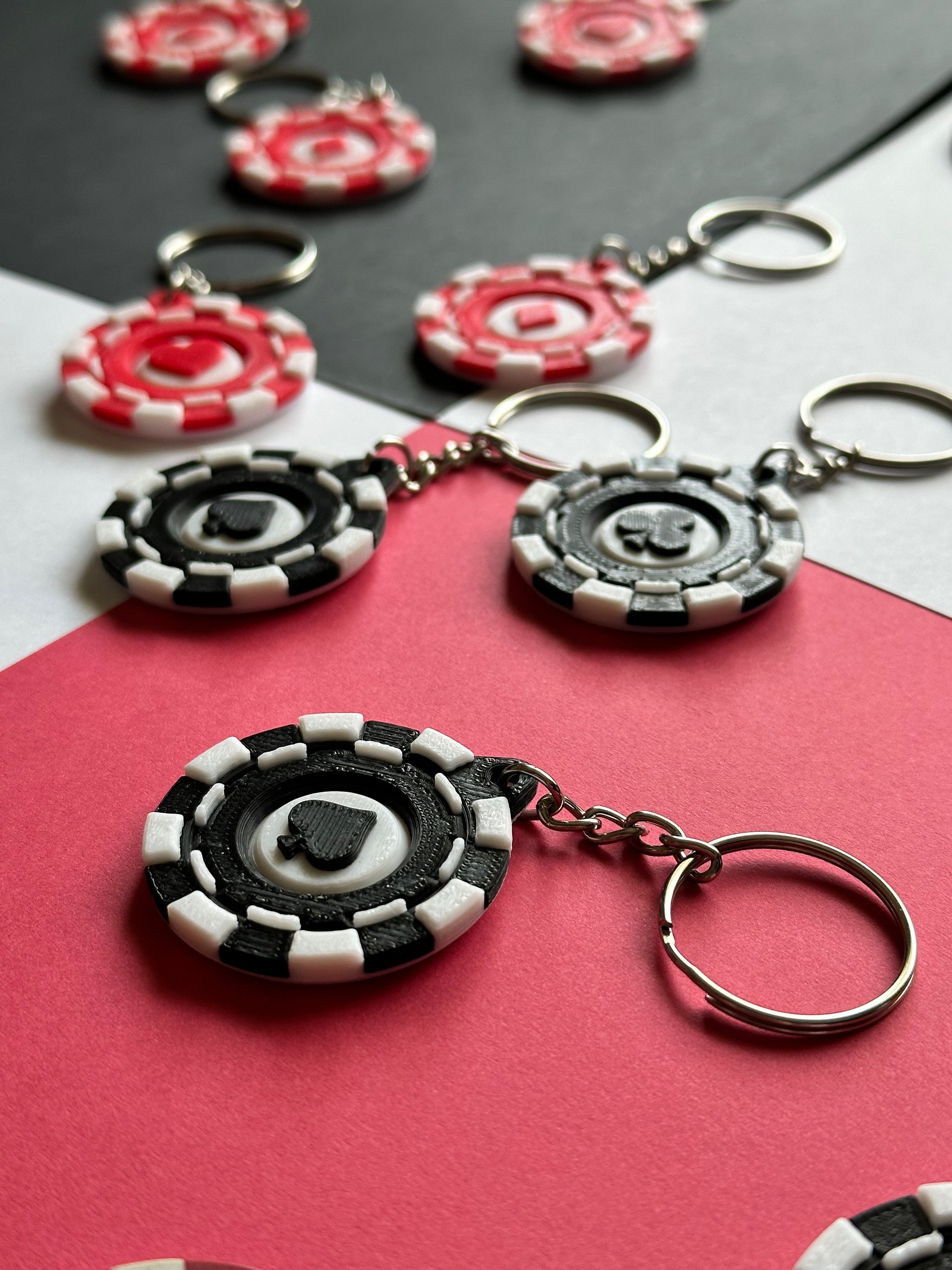 Poker Chip Keychains product image (3)