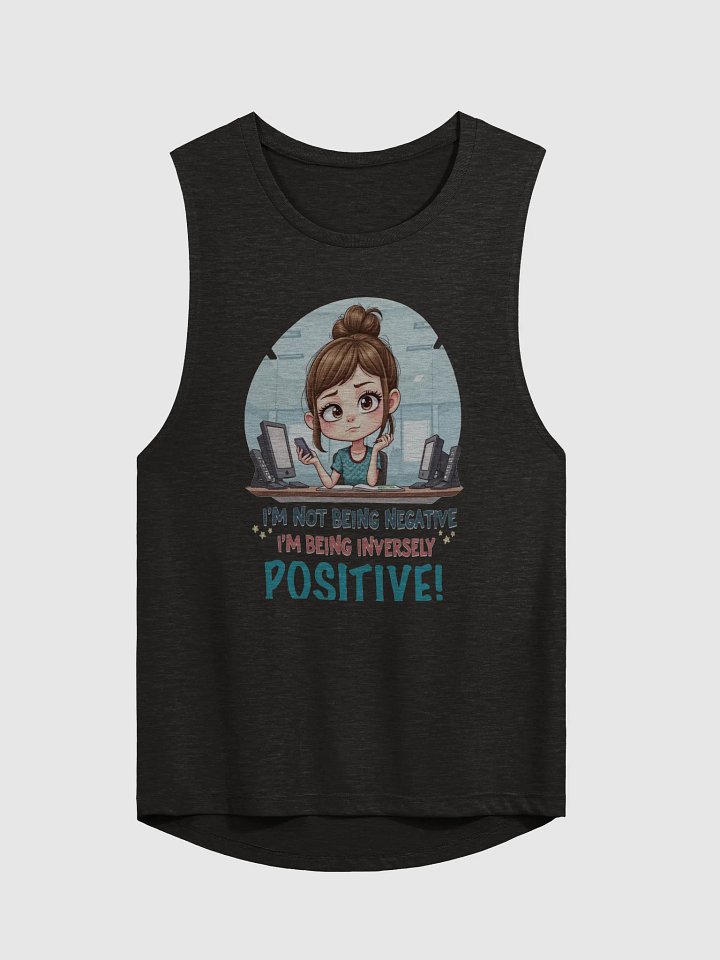 Inversely Positive Cartoon Muscle Tank product image (3)