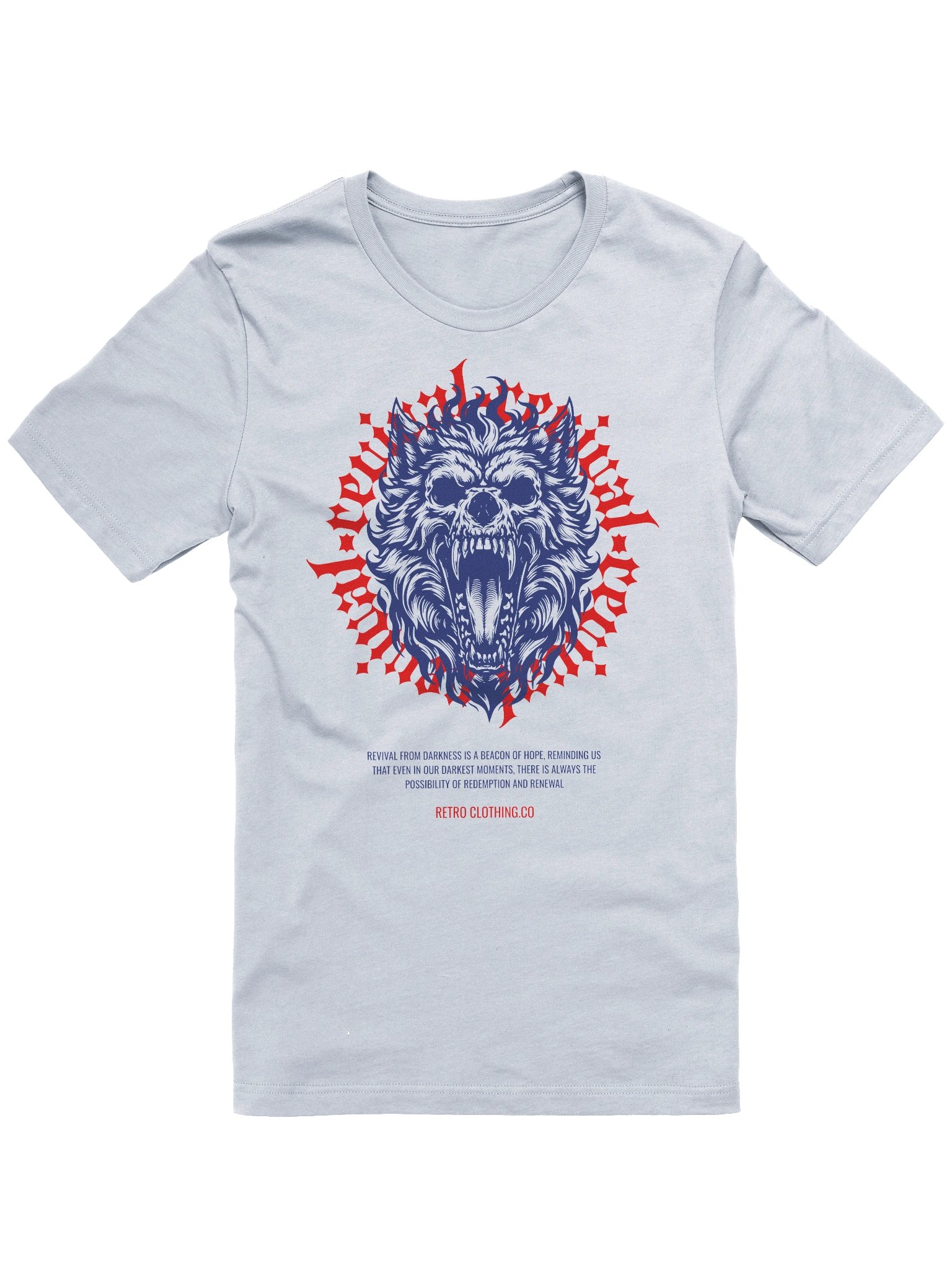 Unique Revival Wolf T-Shirt for Trendy Fashion Animal Lovers product image (1)