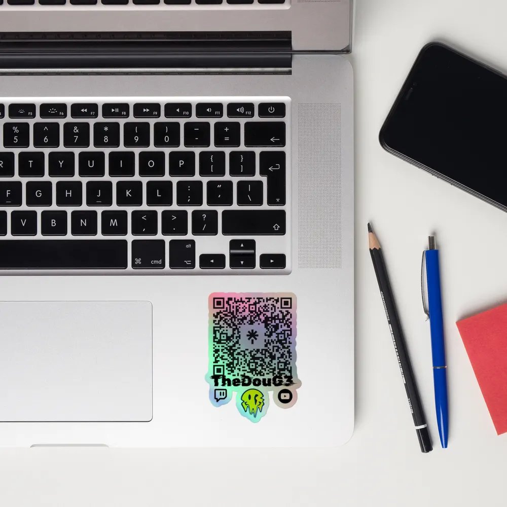 Holo-QR Code Sticker Sheet product image (12)