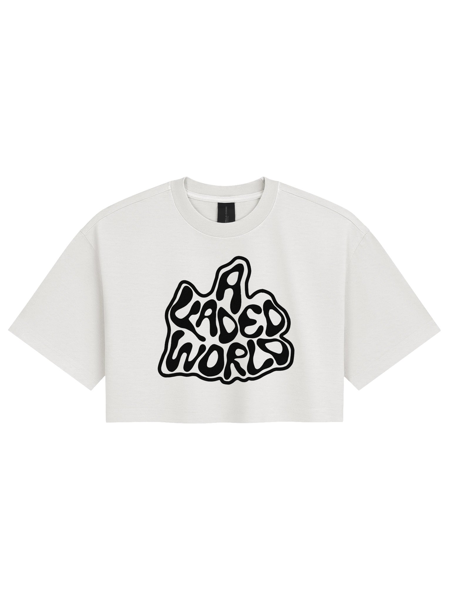 Women's White Cropped Tee product image (1)