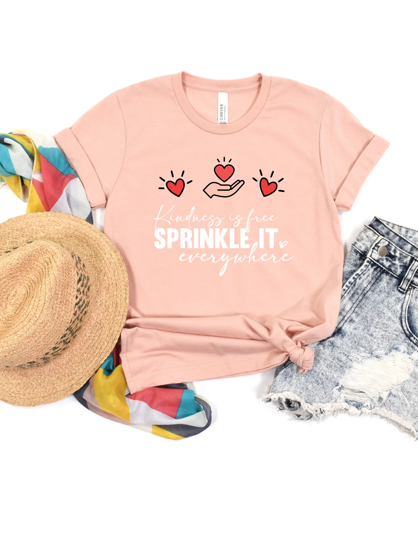 Kindness Is Free Graphic Tee product image (2)