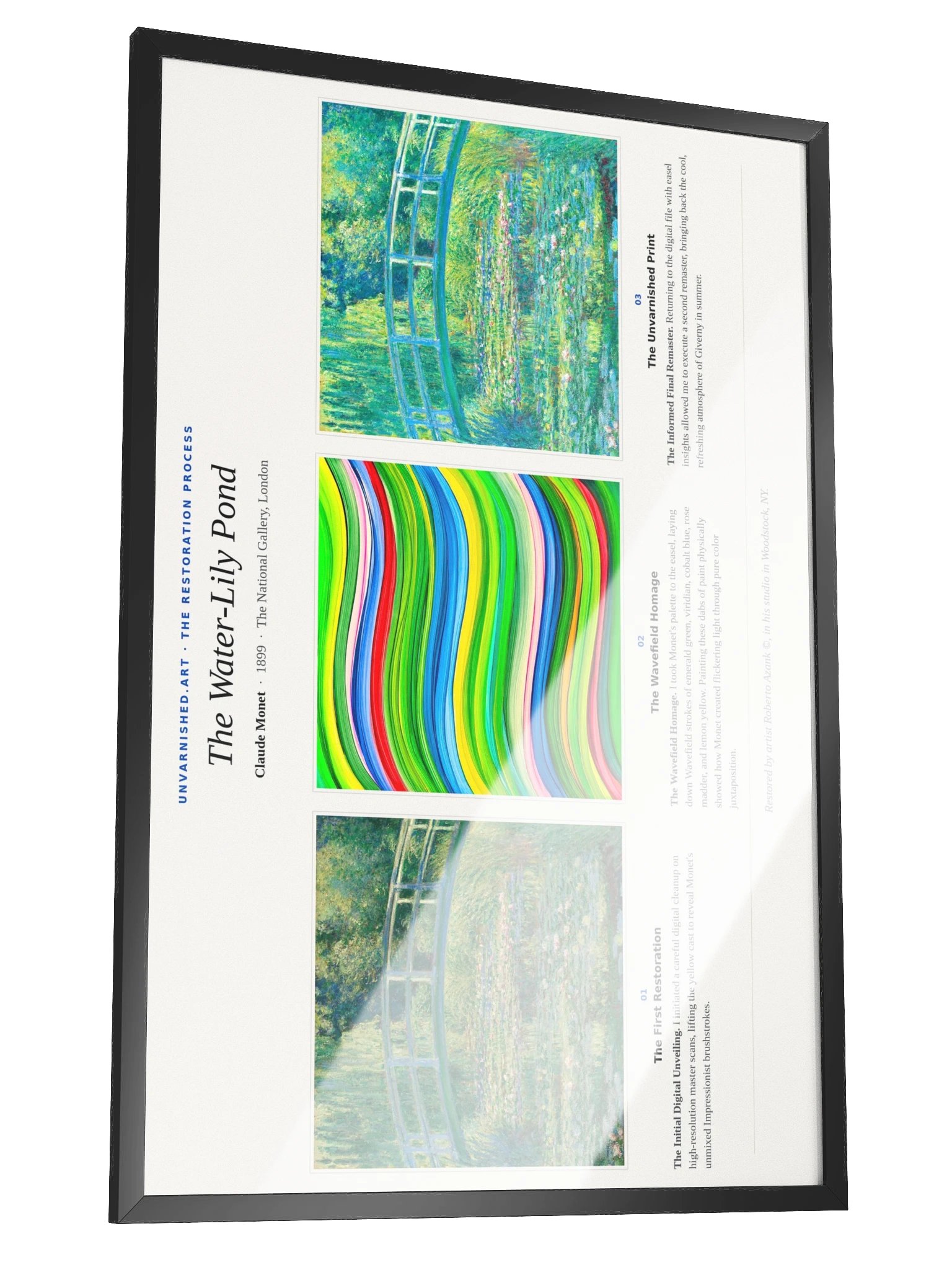 The Water-Lily Pond — Framed Process Poster product image (2)