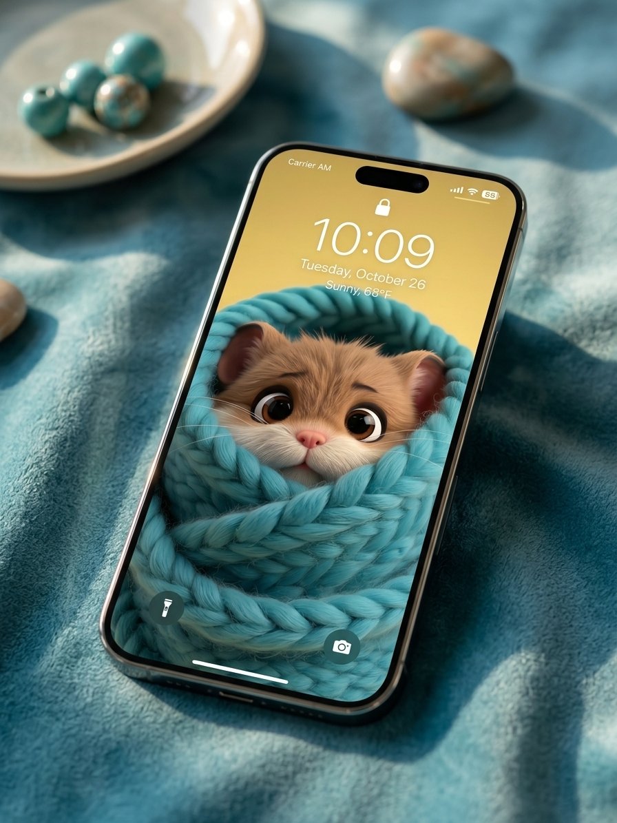 The "Snuggle Burrito" Digital Wallpaper product image (1)