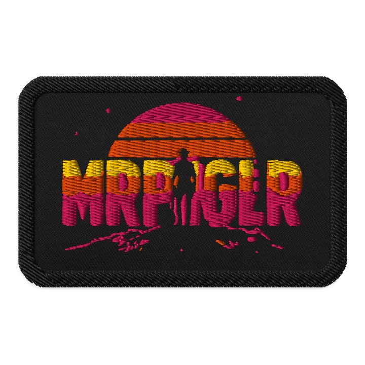 Sunset Silhouette Embroidered Patch product image (1)